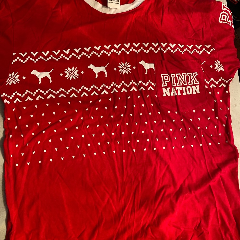 VS Pink Nation lounge shirt